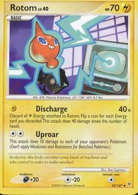 Rotom - 82/147 - Uncommon
Platinum: Supreme Victors Singles