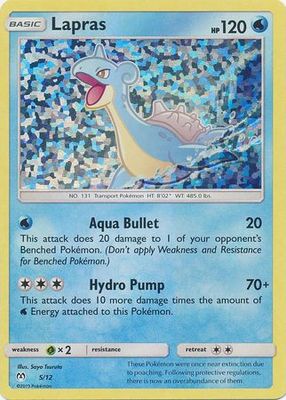 Lapras - 5/12 - McDonald&#39;s Holo Promo
Pokemon McDonald&#39;s Promos *Espanol*