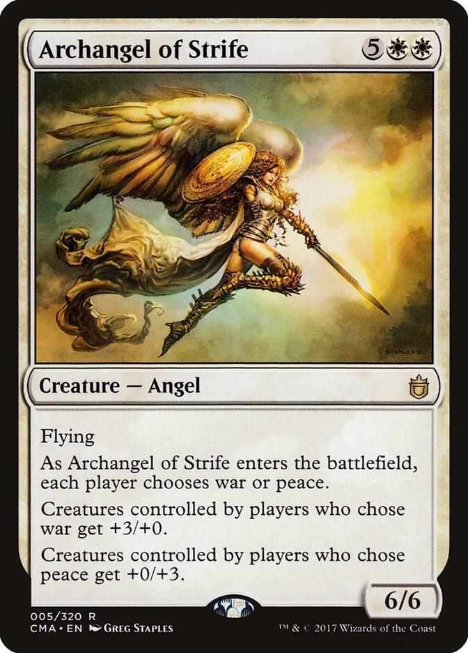 Archangel of Strife - Commander Anthology (CMA) Commander Anthology