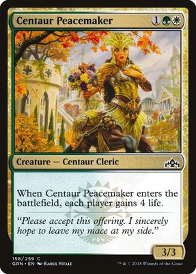 Centaur Peacemaker - Guilds of Ravnica (GRN)
Guilds of Ravnica