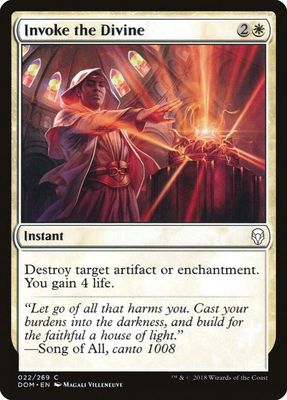 Invoke the Divine - Dominaria (DOM)
Dominaria