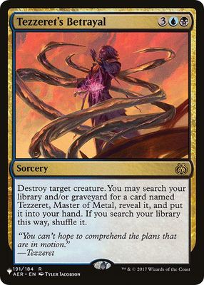 Tezzeret&#39;s Betrayal - The List Reprints (LIST)
The List Reprints