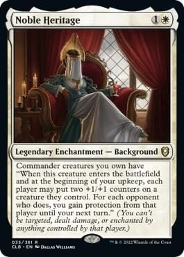 Noble Heritage - Commander Legends: Battle for Baldur&#39;s Gate (CLB)
Commander Legends: Battle for Baldur&#39;s Gate