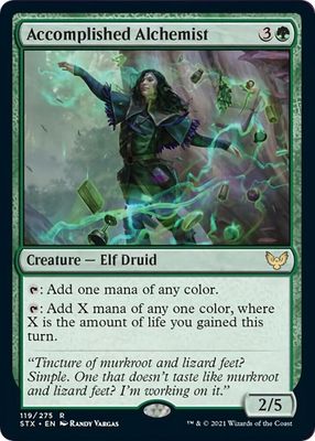 Accomplished Alchemist - Strixhaven: School of Mages (STX)
Strixhaven: School of Mages Foil