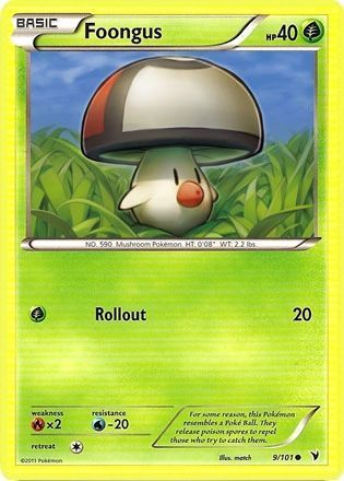 Foongus - 9/101 - Common
Black &amp; White 3: Noble Victories Singles
