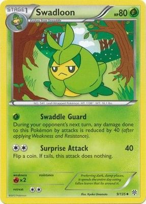 Swadloon - 9/135 - Uncommon
Black &amp; White 8: Plasma Storm Singles