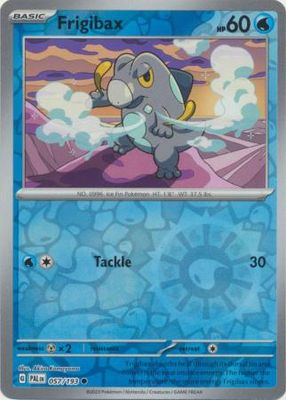 Frigibax - 057/193 - Common Reverse Holo Scarlet &amp; Violet: Paldea Evolved Reverse Holo Singles