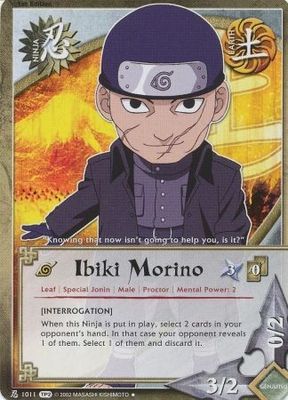 Ibiki Morino [Interrogation]- 1011 - Uncommon
Naruto: Tournament (Chibi) Pack 2 Foil