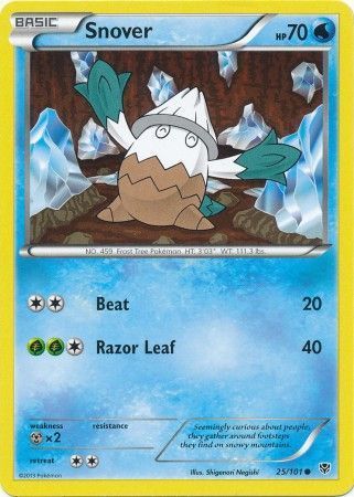 Snover - 25/101 - Common
Black &amp; White 10: Plasma Blast Singles