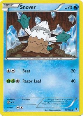 Snover - 25/101 - Common
Black &amp; White 10: Plasma Blast Singles
