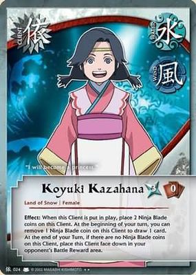 Koyuki Kazahana - C-024 - Rare Naruto: Eternal Rivalry