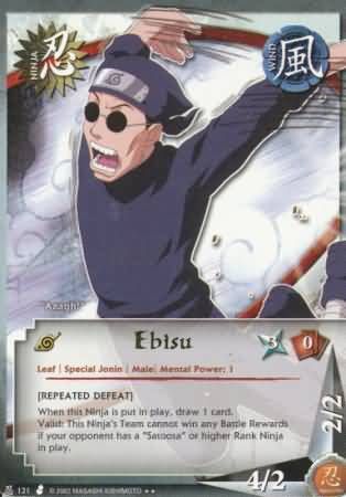 Ebisu - 121 - Rare Naruto CCG Promos