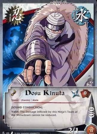 Dosu Kinuta - N-103 - Common Naruto: Curse of the Sand Foil