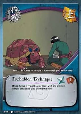 Forbidden Technique - M-057 - Common
Naruto: Coils of the Snake Foil