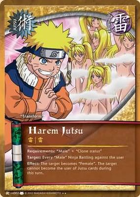 Harem Jutsu - J-US002 - Rare
Naruto: Eternal Rivalry