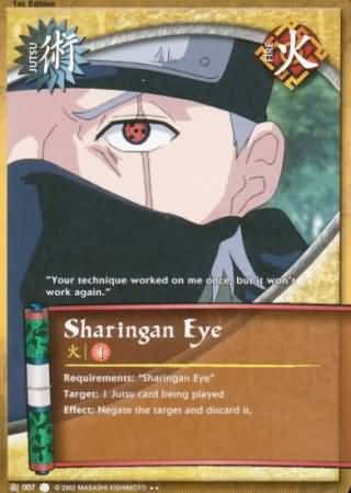 Sharingan Eye - 007 - Rare
Naruto CCG Promos