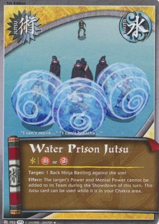 Water Prison Jutsu - 703 - Uncommon
Naruto: Tournament (Chibi) Pack 2
