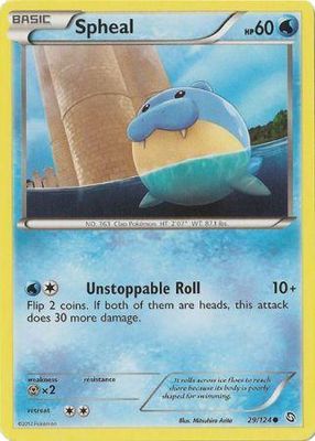 Spheal - 29/124 - Common
Black &amp; White 6: Dragons Exalted