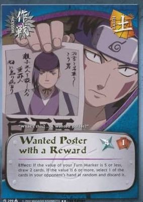 Wanted Poster with a Reward - 299 - Rare
Naruto: Lineage of the Legends