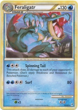 Feraligatr - 25/95 - Rare
Call of Legends Singles