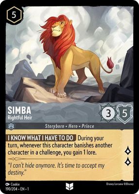 Simba - Rightful Heir - The First Chapter (1) The First Chapter