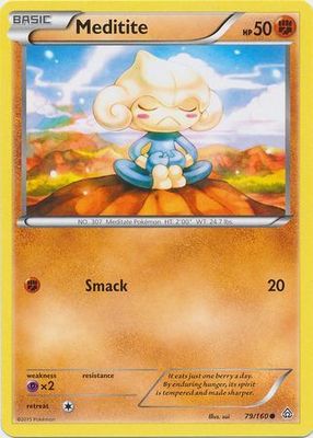 Meditite - 79/160 - Common
XY: Primal Clash Singles