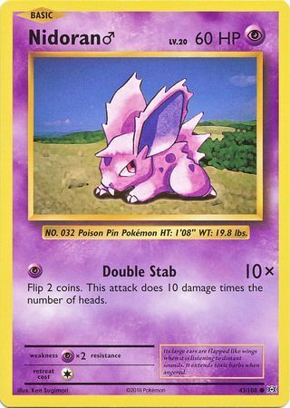 Nidoran - 43/108 - Common XY: Evolutions Singles