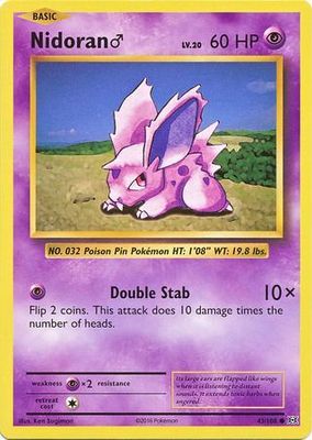 Nidoran - 43/108 - Common XY: Evolutions Singles