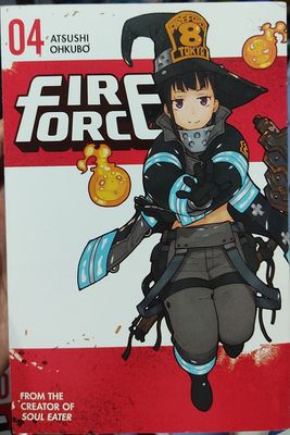 BA9 Fire Force Manga Volumen 4 Ingles