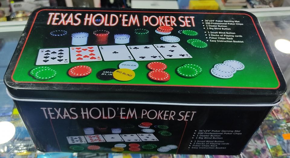 SJ Texas Hold em Poker Set Nuevo