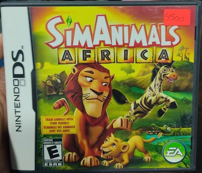 BA9 Sim Animals Africa Nintendo DS Usado Completo