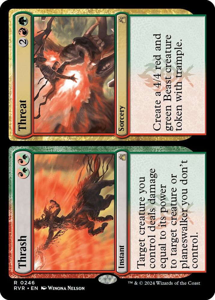 Thrash // Threat - Ravnica Remastered (RVR)
Ravnica Remastered Foil