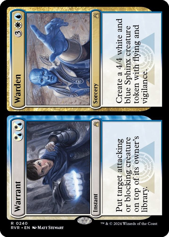 Warrant // Warden - Ravnica Remastered (RVR)
Ravnica Remastered Foil
