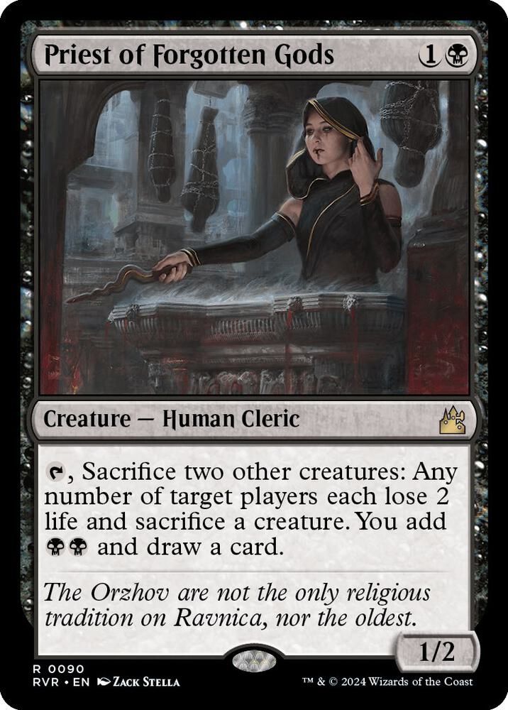 Priest of Forgotten Gods - Ravnica Remastered (RVR) Ravnica Remastered Foil
