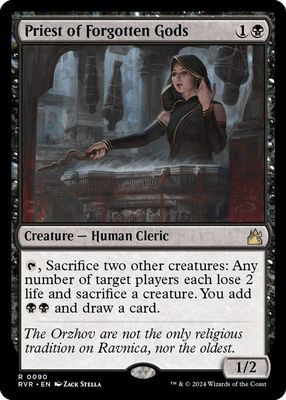 Priest of Forgotten Gods - Ravnica Remastered (RVR) Ravnica Remastered Foil
