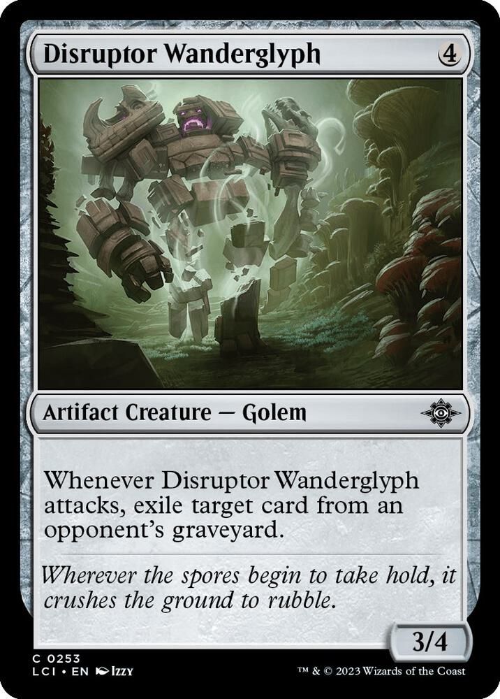 Disruptor Wanderglyph - The Lost Caverns of Ixalan (LCI) The Lost Caverns of Ixalan