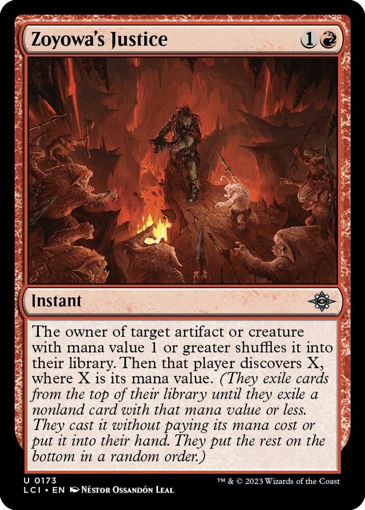 Zoyowa&#39;s Justice - The Lost Caverns of Ixalan (LCI)
The Lost Caverns of Ixalan Foil