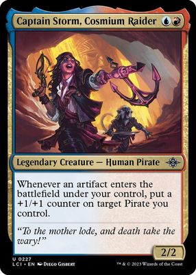 Captain Storm, Cosmium Raider - The Lost Caverns of Ixalan (LCI)
The Lost Caverns of Ixalan Foil