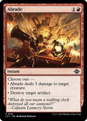 Abrade - The Lost Caverns of Ixalan (LCI) The Lost Caverns of Ixalan Foil
