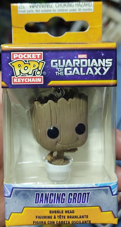 SJ Dancing Groot Figura Pocket Pop Keychain Guardian of the Galaxy
