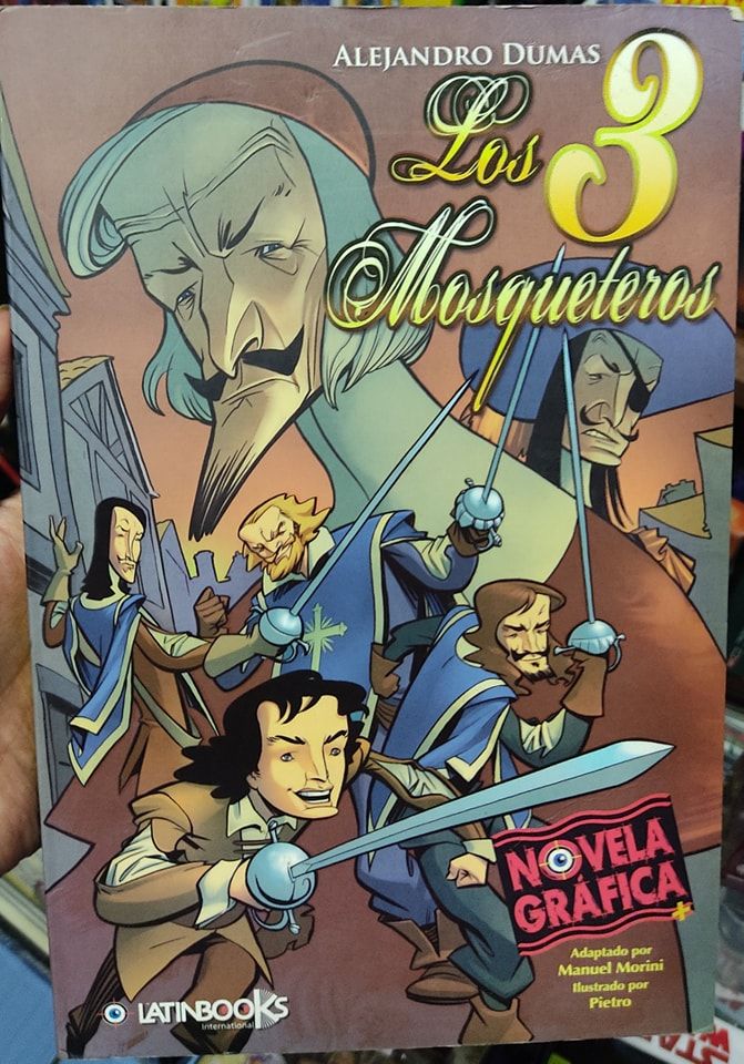 BA10 Los 3 Mosqueteros Novela Grafica Alejandro Dumas Espanol