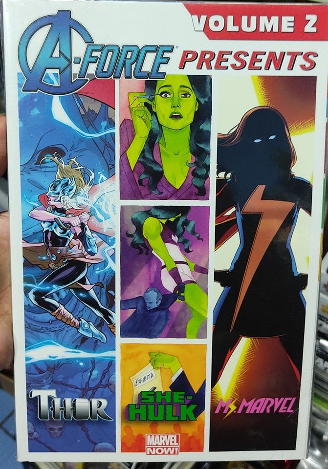 BA10 A Force Presents Thor She Hulk Ms Marvel TP Marvel Comics Ingles