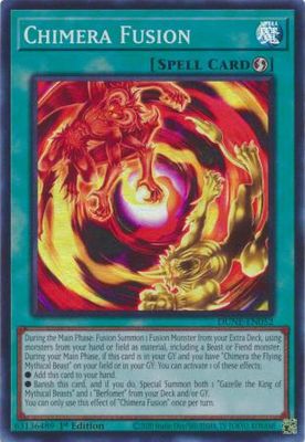 SJ Chimera Fusion - DUNE-EN052 - Super Rare 1st Edition Duelist Nexus 1st Edition Singles