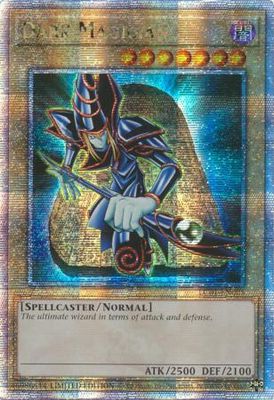 GA Dark Magician - LC01-EN005 - Quarter Century Secret Rare Limited Edition 25th Anniversary Sealed &amp; Promos