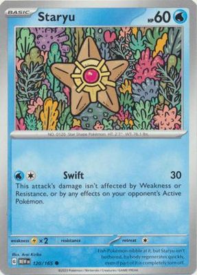 Staryu - 120/165 - Common Scarlet &amp; Violet 151 Singles