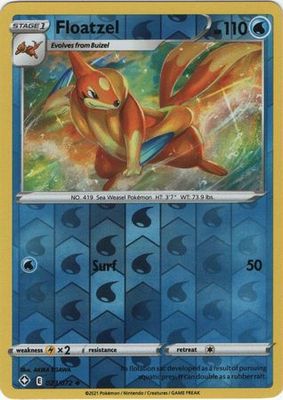 Floatzel - 023/072 - Uncommon Reverse Holo
Shining Fates Reverse Holo Singles
