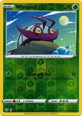 Wimpod - 017/189 - Common Reverse Holo Sword &amp; Shield: Darkness Ablaze Reverse Holo Singles