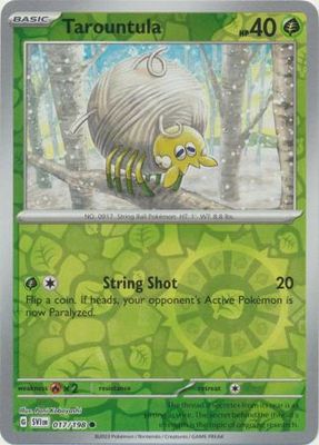 Tarountula - 017/198 - Common Reverse Holo
Scarlet &amp; Violet (Base Set) Reverse Holo Singles