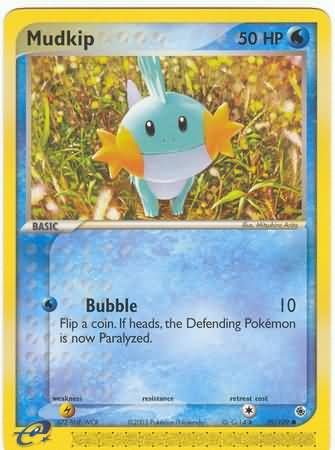 Mudkip - 59/109 - Common
Ex Ruby &amp; Sapphire Singles