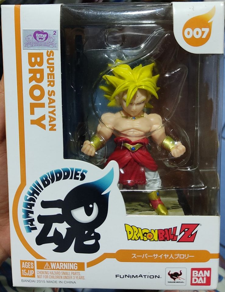 SJ Super Saiyan Broly Figura Tamashi Buddies Dragon Ball